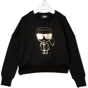 Karl Lagerfeld Black Kids Sweatshirt Size 16